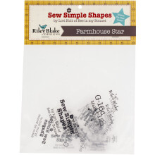 Riley Blake Template Set-Farmhouse Star By Lori Holt 12/Pkg STT11530