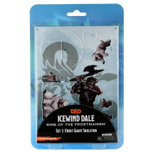 D & D Idols of the Realms: Icewind Dale Rime of the Frostmaiden - Frost Giant Skeleton - 2D Set