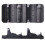 (Black) For XBOX ONE Controller Dual Charging Dock Station Charger with 2 Batteries 3