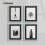 (A6 Pic (A5  Frame)) Light Grey Picture Frame Photo Frames With Black Mount Wall Art Hanging Frame Home Decor Frame 10