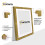 (A2 Pic (A1 Frame)) Gold Picture Frame Photo Frames With White Mount Wall Art Hanging Frame Home Decor Frame 7
