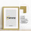 (A2 Pic (A1 Frame)) Gold Picture Frame Photo Frames With White Mount Wall Art Hanging Frame Home Decor Frame 6