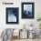 (A5 Pic (A4 Frame)) Dark Grey Picture Frame Photo Frames With Black Mount Wall Art Hanging Frame Home Decor Frame 9