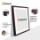 (A2 Pic (A1 Frame)) Mahogany Picture Frame Photo Frames With White Mount Wall Art Hanging Frame Home Decor Frame 4
