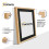 (A2 Pic (A1 Frame)) Pine Picture Frame Photo Frames With Black Mount Wall Art Hanging Frame Home Decor Frame 4