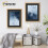 (A3 Pic (A2 Frame)) Pine Picture Frame Photo Frames With Black Mount Wall Art Hanging Frame Home Decor Frame 9