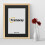 (A2 Pic (A1 Frame)) Pine Picture Frame Photo Frames With Black Mount Wall Art Hanging Frame Home Decor Frame 1