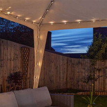Smart Garden Solar Powered Multi-Function 140 LEDs Gazebo String Lights