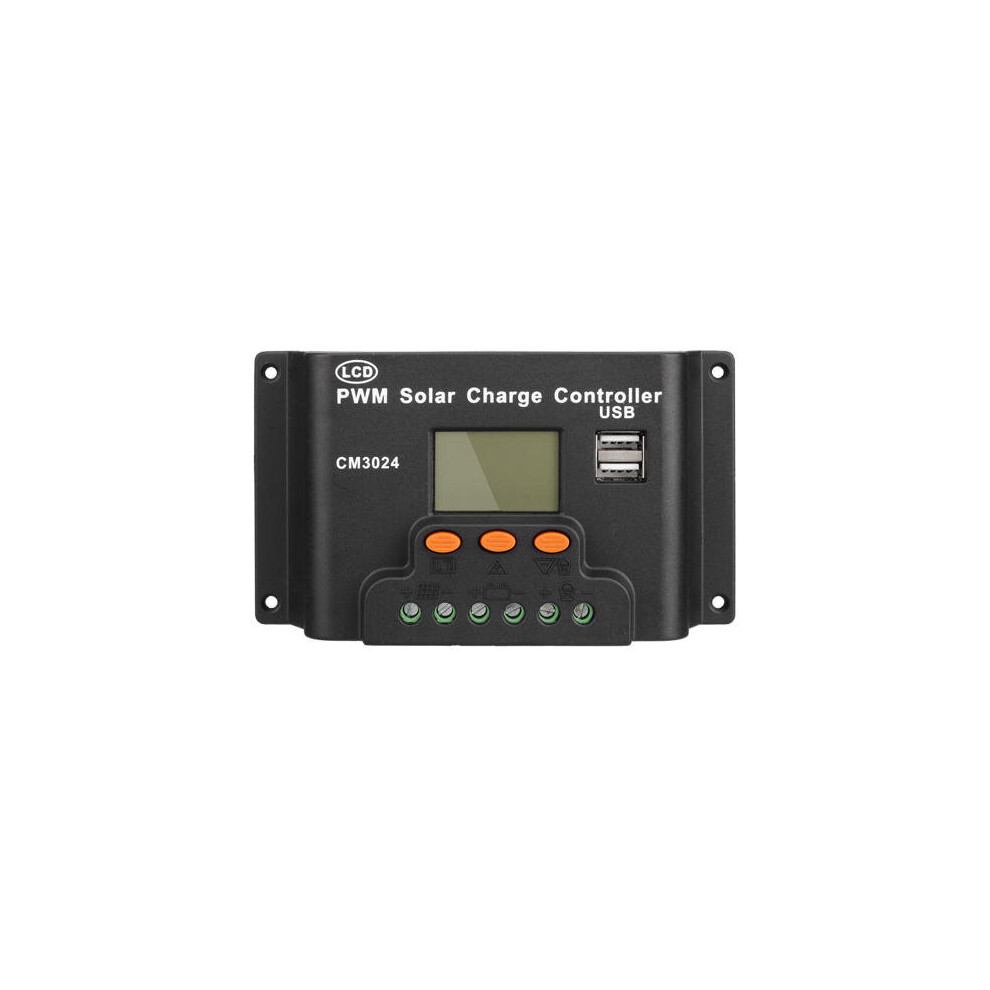 Lcd 30A Pwm Solar Panel Regulator Charge Controller 12V/24V 360W/720W 623414340021