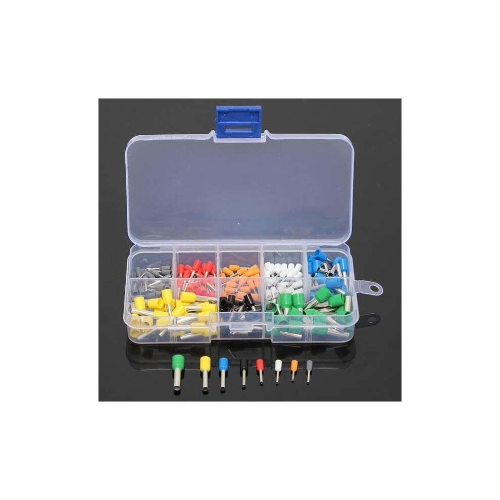 160Pcs Wire Copper Crimp Connector Insulated Cord Pin End Terminal Awg 22-10 Kit 623414306164