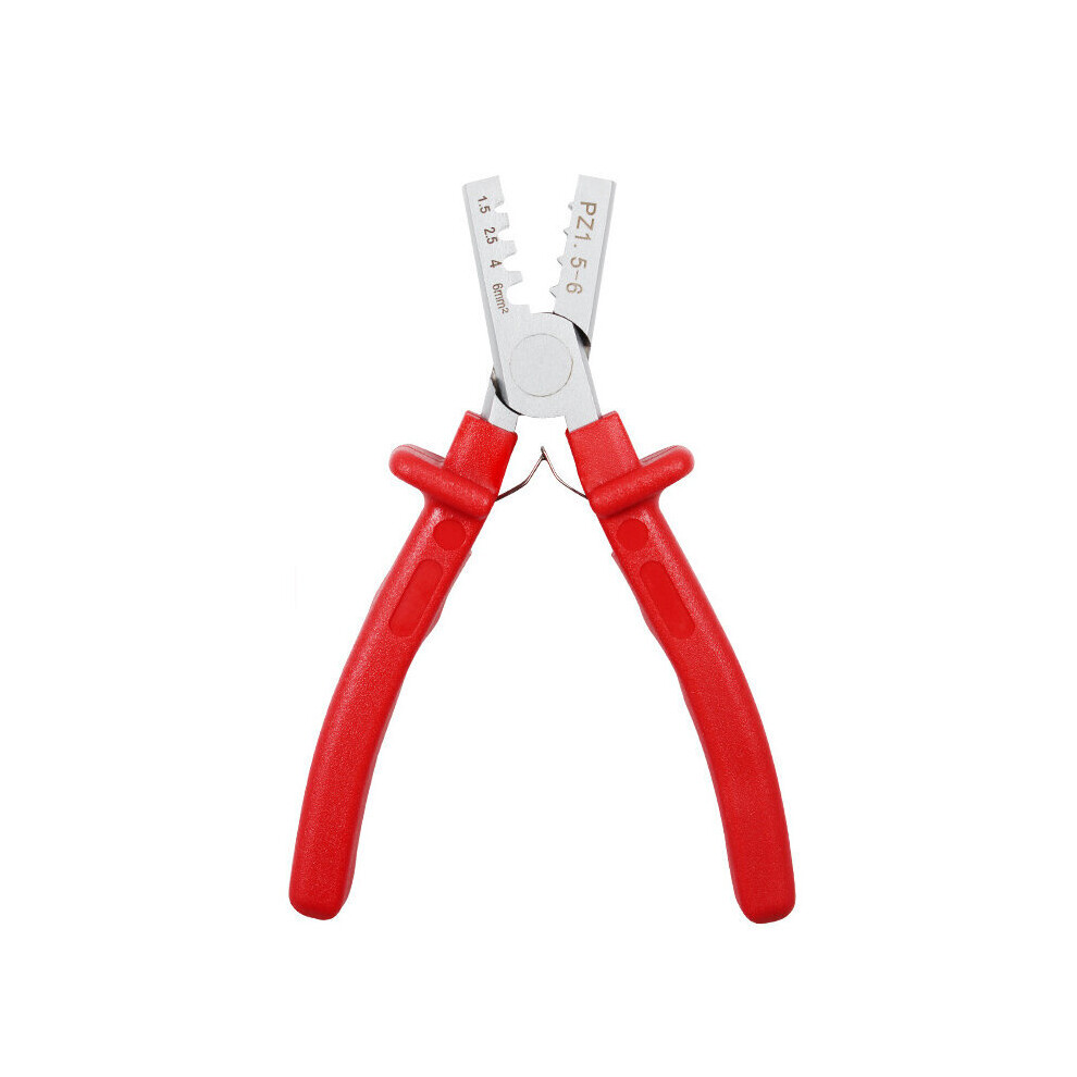 1Pcs Pz 1.5-6 Crimping Plier Casing Type Terminal Pliers E Type Pin Pliers Bare Copper Tube 623414308557
