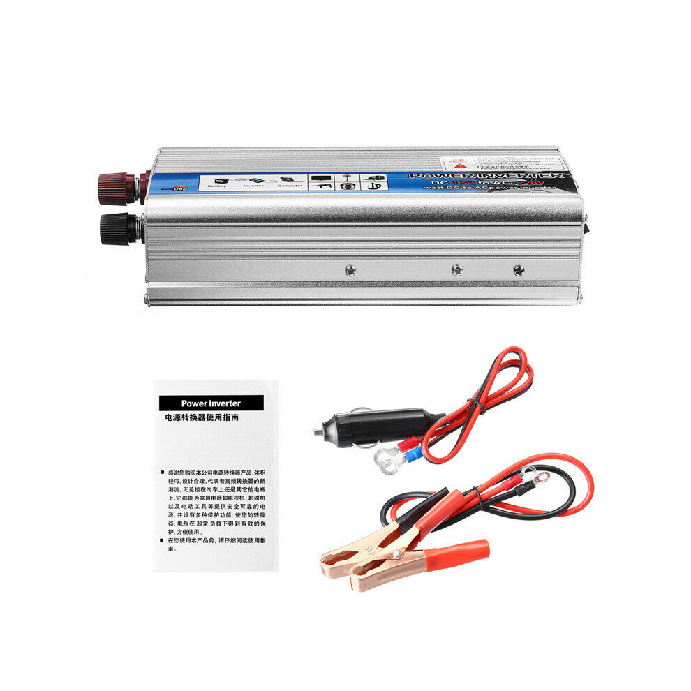 12V Solar Inverter 1500W Dc12v To Ac220v Converter Modified Sine Wave Power Inverter Voltage Transformer 623414349758
