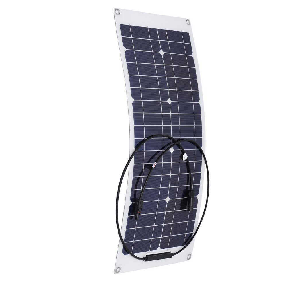 20W 18V Monocrystalline Solar Panel For Motorhome Boat Connector Waterproof Power Solar Panel 623414348843
