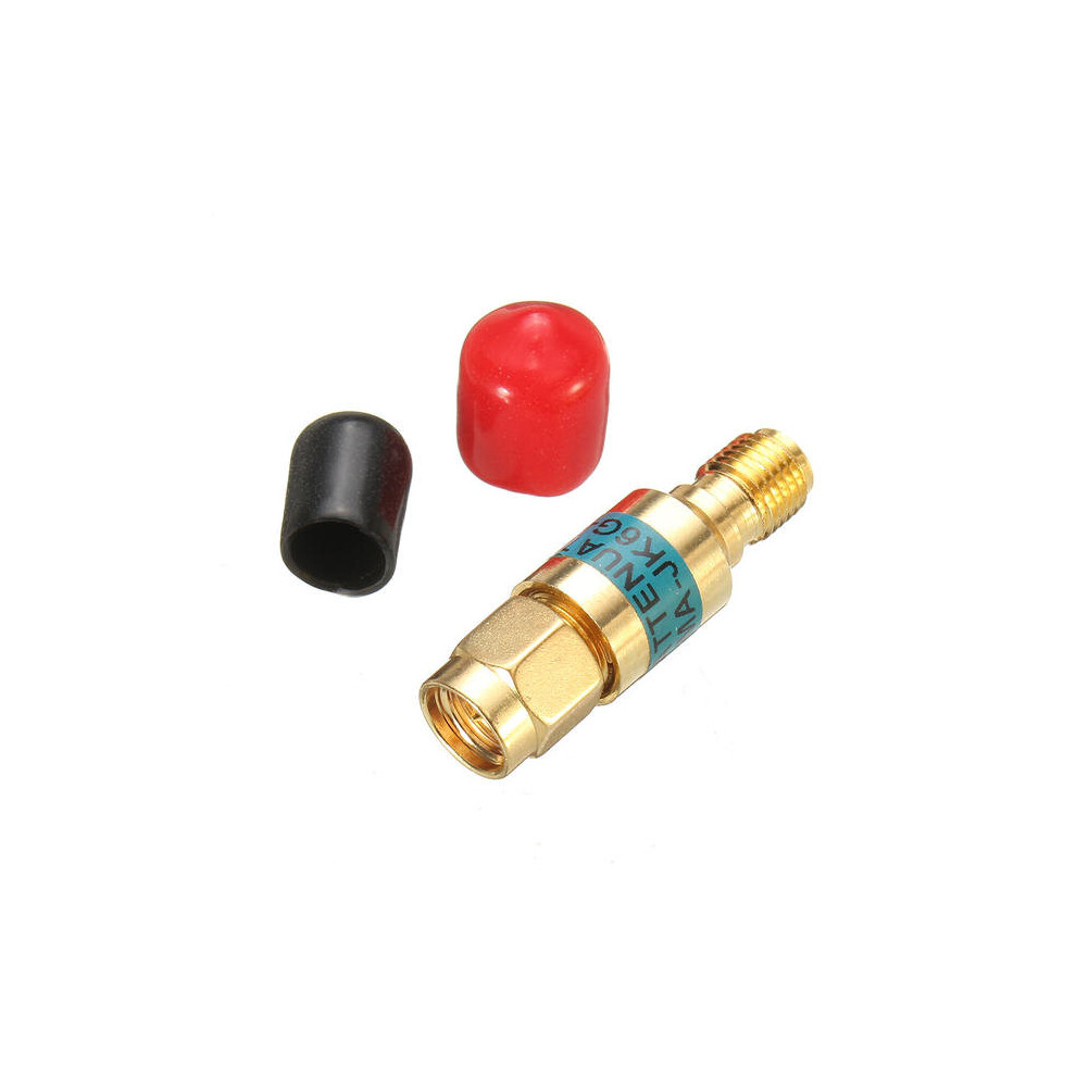 2W Sma-Jk Male To Female Rf Coaxial Attenuator 6Ghz 50Ohm 3Db Connectors Gold 623414330459