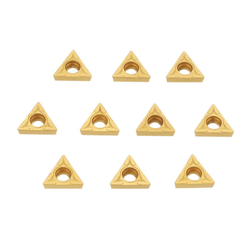 Drillpro 10Pcs Tcmt110204 Carbide Insert For Lathe Turning Tool Holder 623414313711