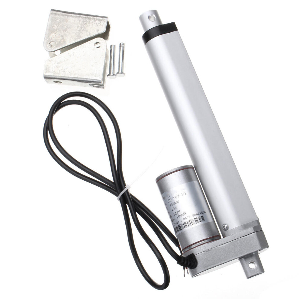 6Inch/150Mm Aluminum 12V Dc Max Load 1000N Linear Actuator Electric Putter Motor 623414349949