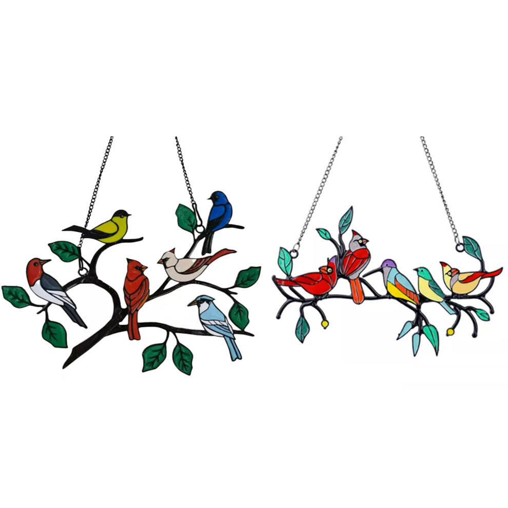 (5 Birds + 6 Birds) Birds on Branch Decoration