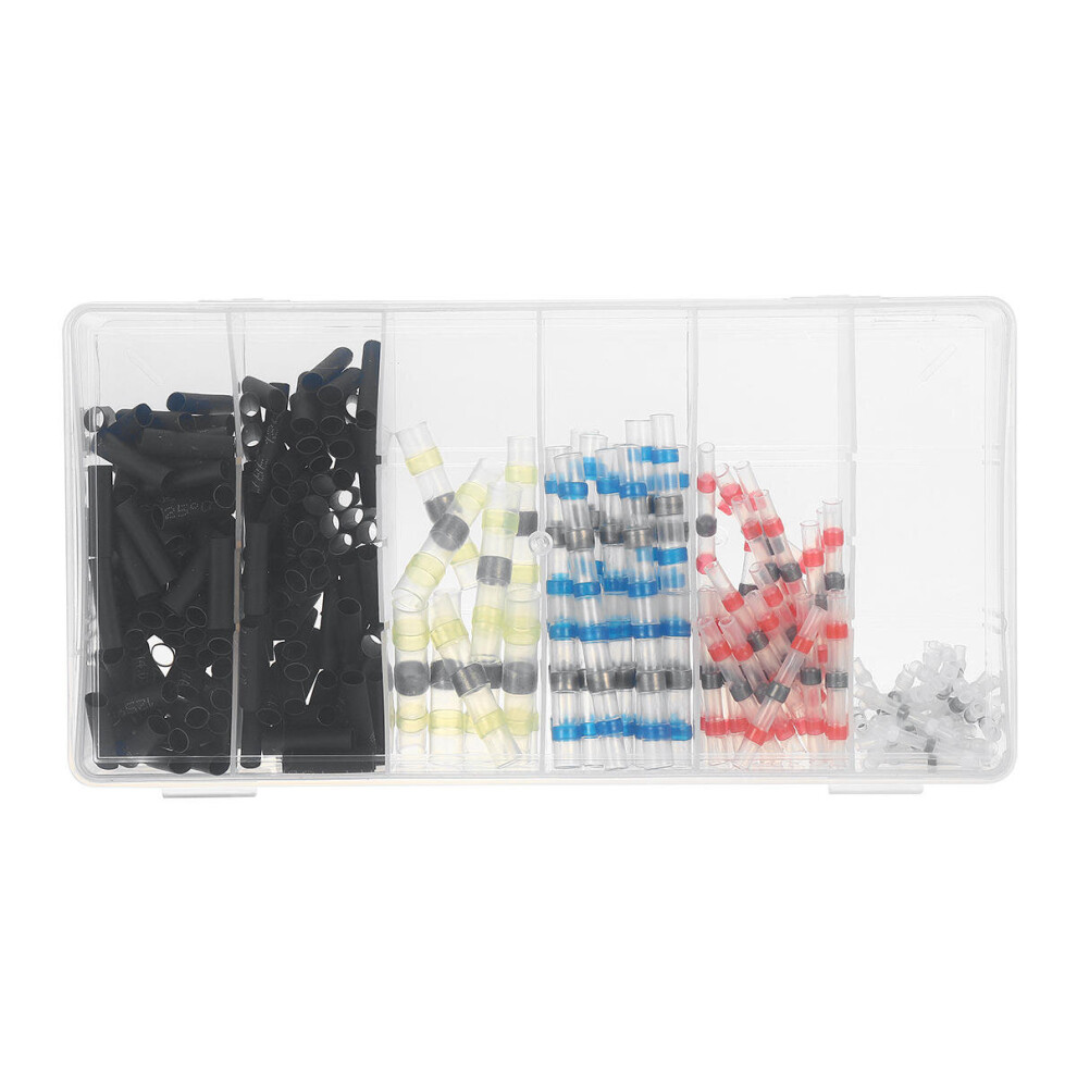 260Pcs Sleeve Heat Shrink Tube Butt Waterproof Wire Splice Connectors 623414327305