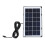Solar Powered Panel Air Oxygenator Pond Fish Air Pump Aerator Fish Tank Pond - Blue 3
