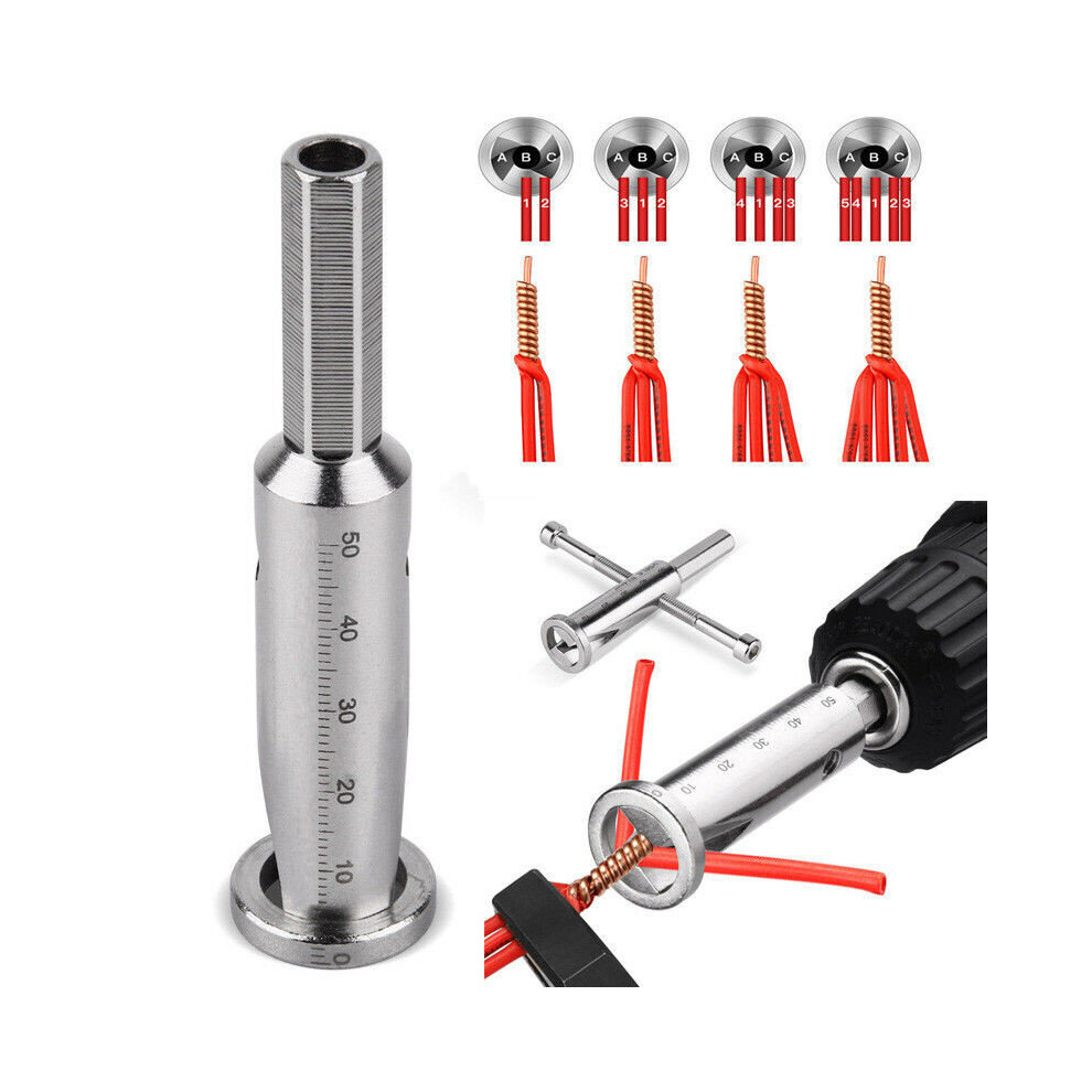 Cable Connector Terminal Strip Wire Twisting Tool Stripper Line For Power Drill Drivers 623414306157