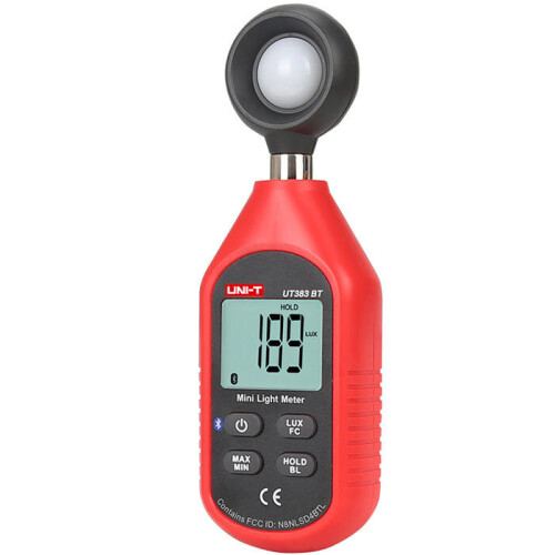 UNI-T UT383BT bluetooth Digital Luxmeter Illuminometer Mini Light Meter Environmental Testing Equipment Handheld Type 1