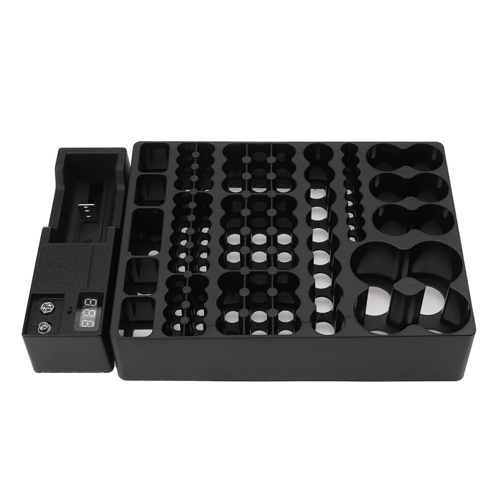 Battery Holder Storage Box Case Organizer With Removable Voltage Tester For Aaa Aa 88 Batteries 623414346412