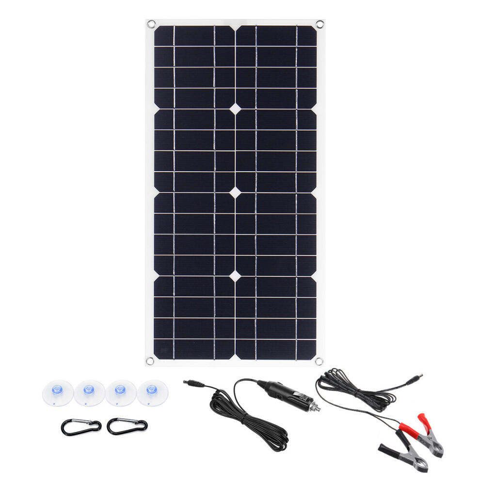 100W 18V Mono Solar Panel Usb 12V/5V Dc Monocrystalline Flexible Solar Charger For Car Rv Boat Battery Charger Waterproof 623414345071