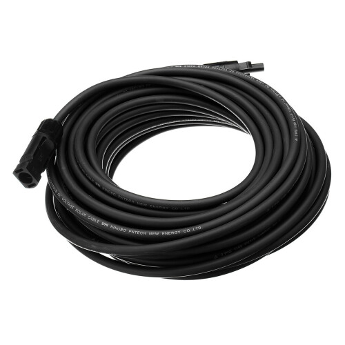 10 AWG 15 Meter Solar Panel Extension Cable Wire Black/Red with MC4 Connectors -  Red 2