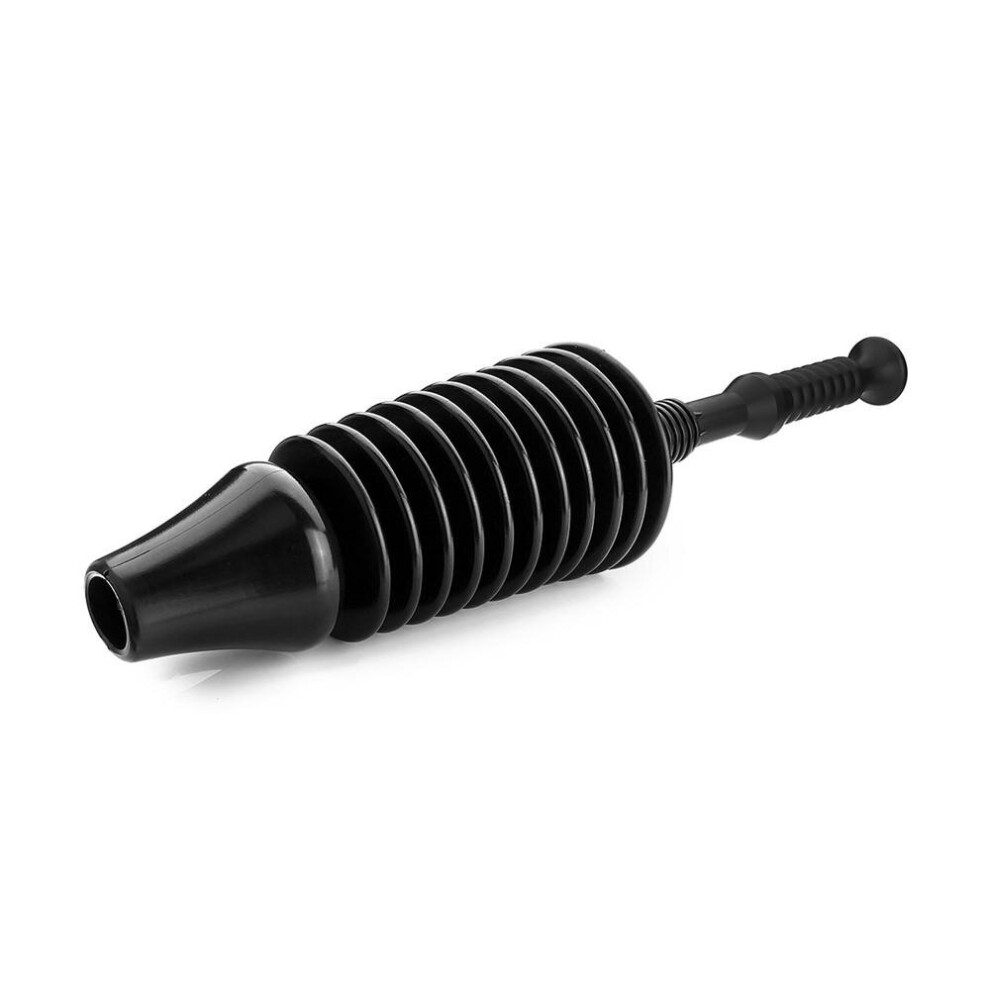 Detachable Heavy Duty Toilet Plunger Powerful Toilet Bathroom Sewer Pipe Dredger Black 623414343343