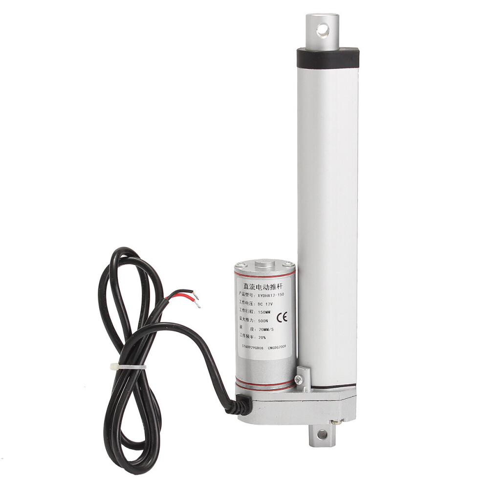 12V 500N 6 Inch 150Mm Linear Actuator Adjustable Actuator Tor Opener Linear Actuator Motor 623414348836