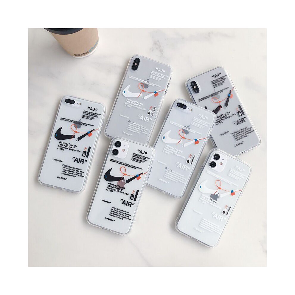 Apple Iphone Nike Off White Case Iphone 11 Pro Nike Logo TPU Case