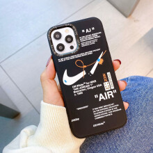 (Black, iPhone Xr) Nike Logo TPU Case For Apple iPhone 13 Pro Max Broken Hook Ins 12 Brand 11 Xs