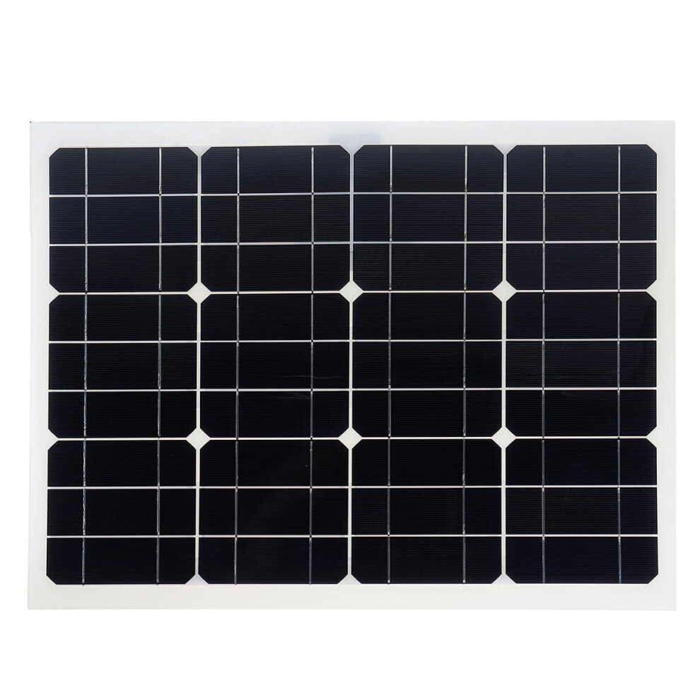 Solar Panels Double Usb Interface 30W 12V/5V Dc Crocodile Clip Four Heads Monocrystalline Solar Panel 623414351317