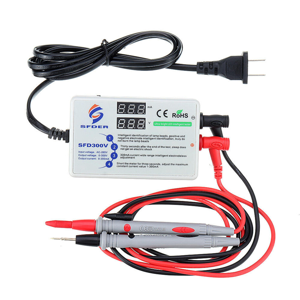 Digital Led Tester Voltmeter Lcd Tv Backlight Smart Voltage Current Tester 220V - Us Plug 623414346603
