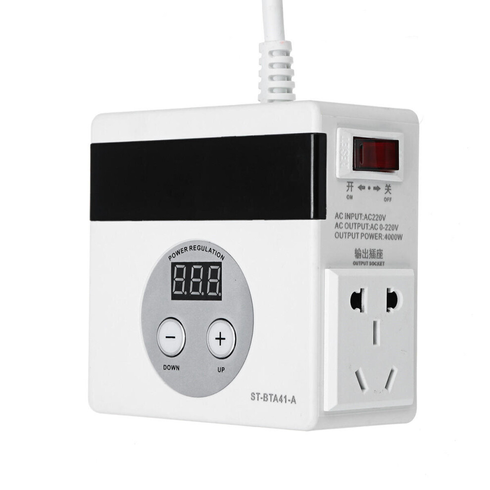 220V 4000W Variable Voltage Controller Regulator For Fan Speed Motor Control Thermostats 623414341363