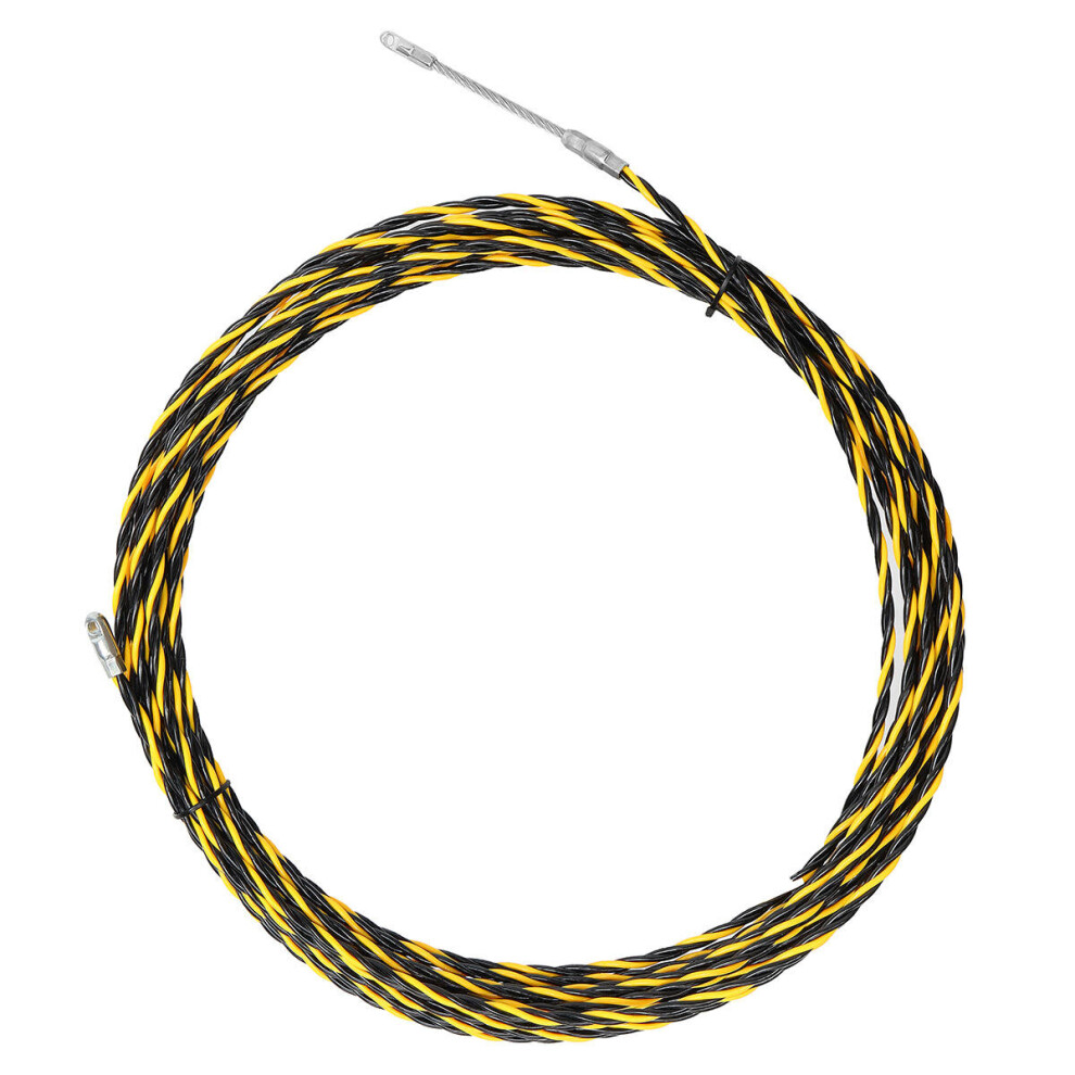 15M 5Mm Spiral Cable Puller Conduit Snake Cable Rodder Fish Tape Wire Guide 623414325707