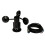 Wind Speed Sensor Anemometer Three Cups Aluminium Current Voltage Output 0-5V 5
