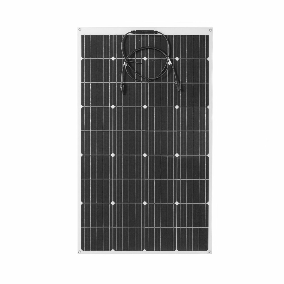 130W 18V Flexible Monocrystalline Solar Panel Mono Panel Waterproof Connector Camping 1129*670*2.5Mm 623414357609