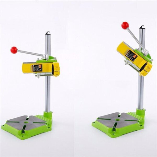 MINIQ BG6117 Bench Drill Stand/Press Mini Electric Drill Carrier Bracket 90Â Rotating Fixed Frame 1