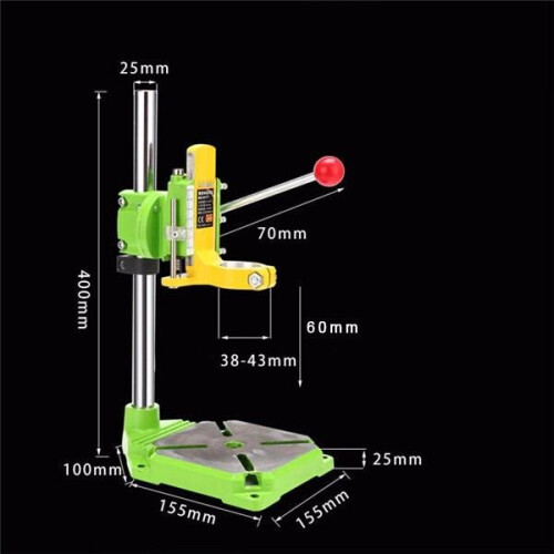 MINIQ BG6117 Bench Drill Stand/Press Mini Electric Drill Carrier Bracket 90Â Rotating Fixed Frame 2