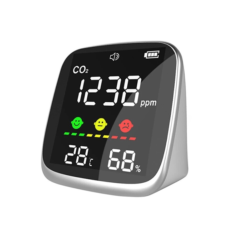 Lcd Digital Co2 Meter Air Quality Monitor Alarm Carbon Dioxide Temperature Humidity Detector Ndir Sensor Analyzer 623414348621