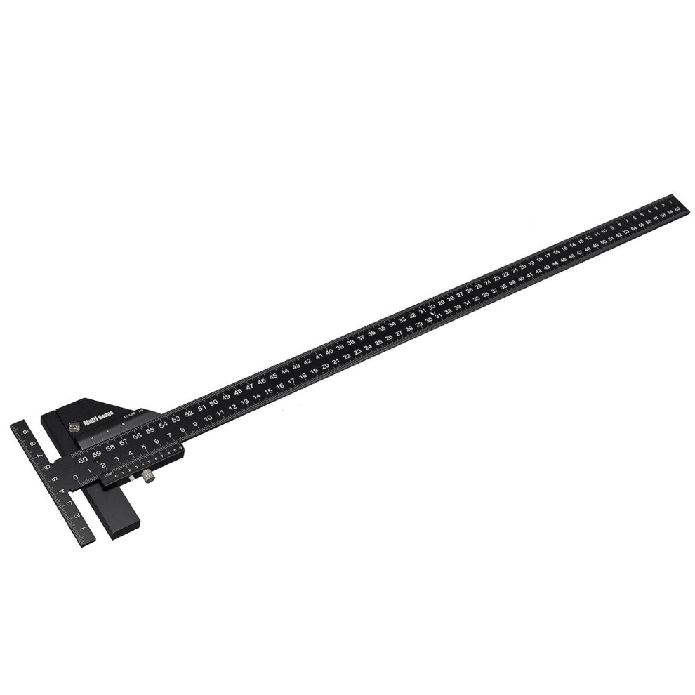 Drillpro 600Mm Inch And Mm Woodworking Scriber Gauge Precision Woodworking Ruler Measurement Marking Ruler For Carpenter 623414340335