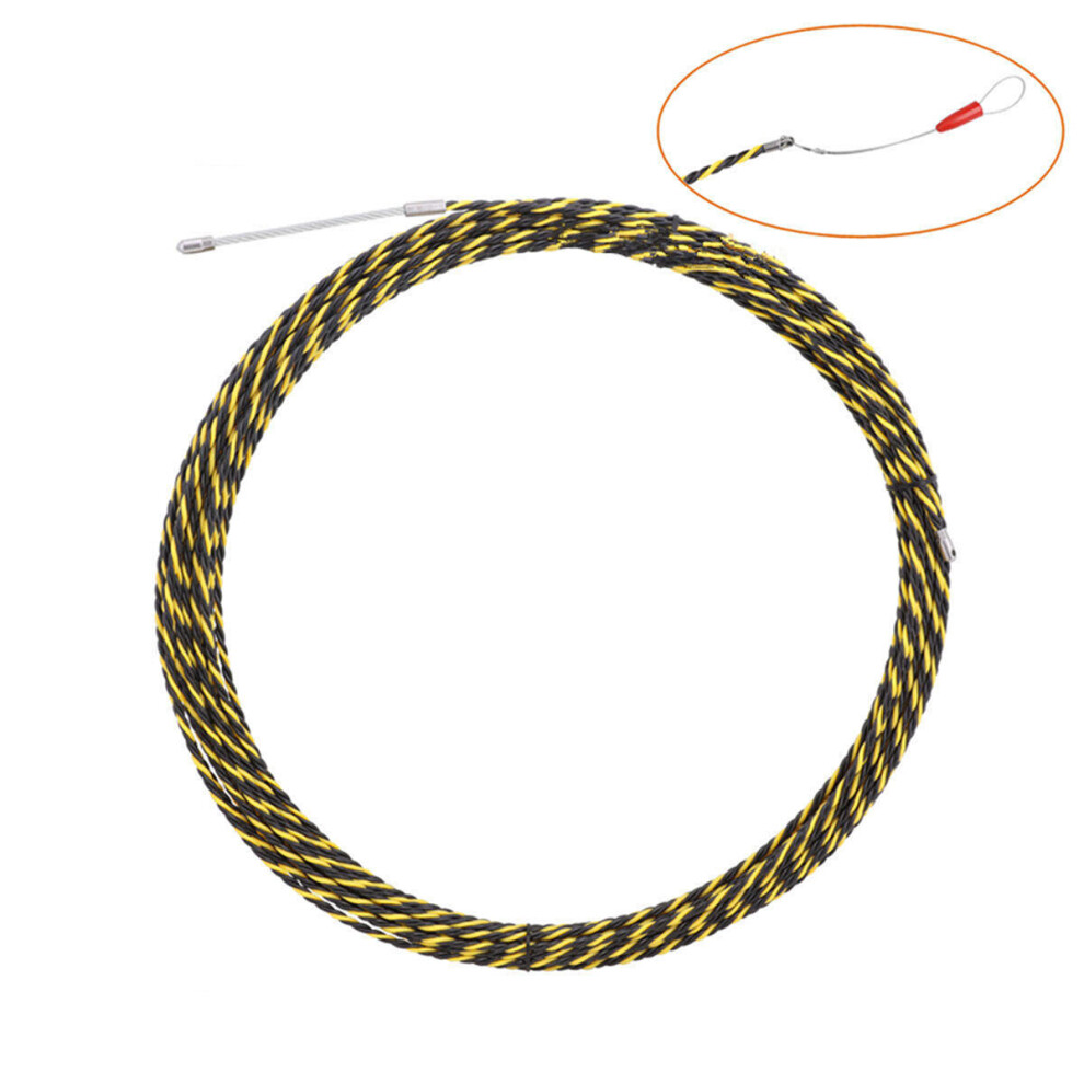 30M 6.5Mm Spiral Cable Puller Conduit Snake Cable Rodder Fish Tape Wire Guide 623414345361