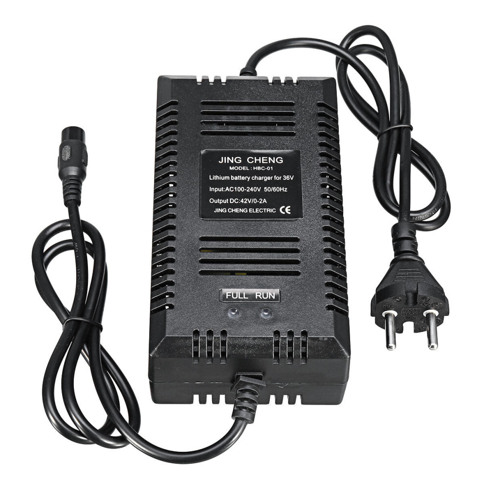 43.8V 1.6A Electric Bike Battery Charger For Scooter Power Supply Lithium Battery Charger Black 623414336680