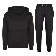 (3-4 Years) Unisex Plain Tracksuit Hooded Jog Suit Joggers