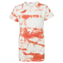 (7-8 Years, Tie Dye Orange) Girls T Shirts 100% Cotton Plain School 3-13