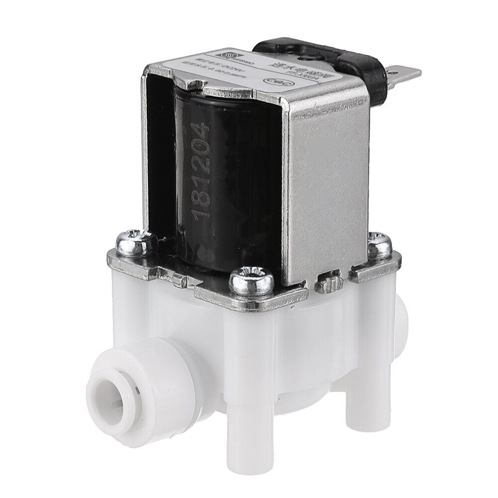 24V 1/4 Inch Ro Water Purifier Inlet Water Solenoid Valve 2 Electromagnetic Valve For Ro Reverse Osmosis Pure System 623414317566