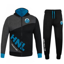 (7-8 Years, Dady Blue) Girls Boys HNL Hooded Top Bottom Tracksuit 2-13