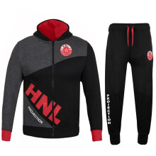 (5-6 Years, Dady Red) Girls Boys HNL Hooded Top Bottom Tracksuit 2-13