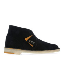 (UK 7) Men's Clarks Originals Desert Suede Boots in Black